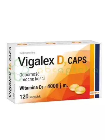 Vigalex D3 Caps 4000 j.m., 120 kapsułek