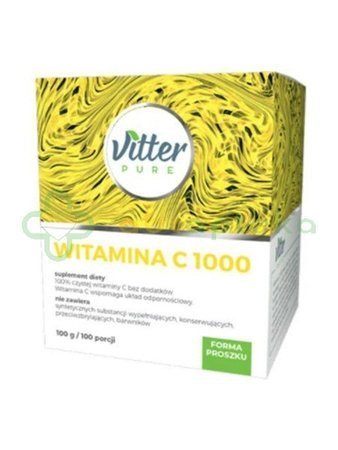 Vitter Pure, Witamina C 1000 mg, 100 g