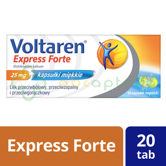 Voltaren Express Forte, 20 kapsułek