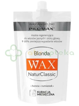 WAX Pilomax, Blonda regenerująca maska do włosów jasne,   50 ml