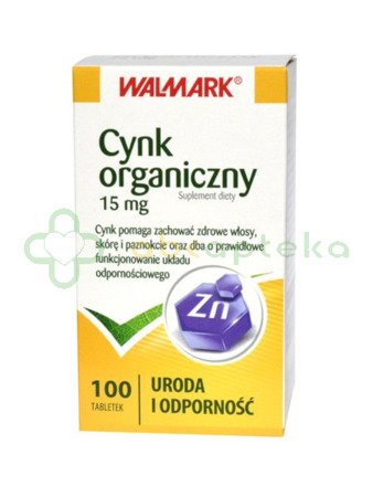Walmark Cynk organiczny 15 mg 100 tabletek