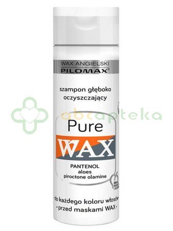 Wax Pilomax Pure, Szampon głęboko oczyszczający, 200 ml