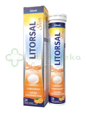 Zdrovit Litorsal Slim, 24 tabletki musujące 