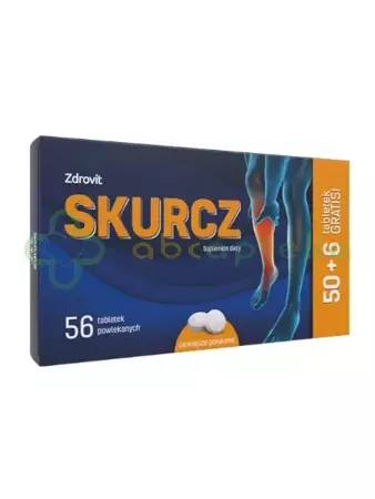 Zdrovit Skurcz, 56 tabletek powlekanych