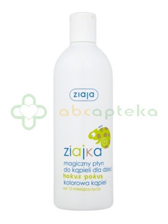 Ziaja Ziajka, magiczny płyn do kąpieli dla dzieci, hokus pokus, kolorowa kąpiel, 400 ml