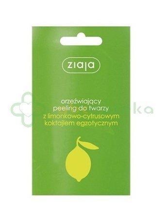 Ziaja peeling do twarzy limonkowo-cytrusowy 7 ml