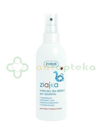 Ziajka mleczko dla dzieci po opalaniu powyżej 6 miesiąca życia spray 170 ml